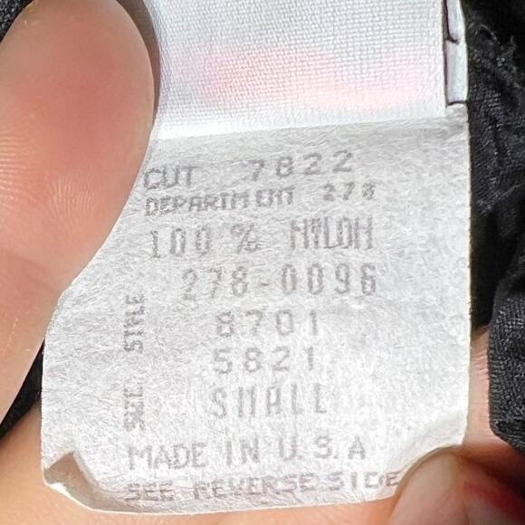 Vintage 80s Sunrays Black Swishy Shorts - Small - Picture 6 of 16